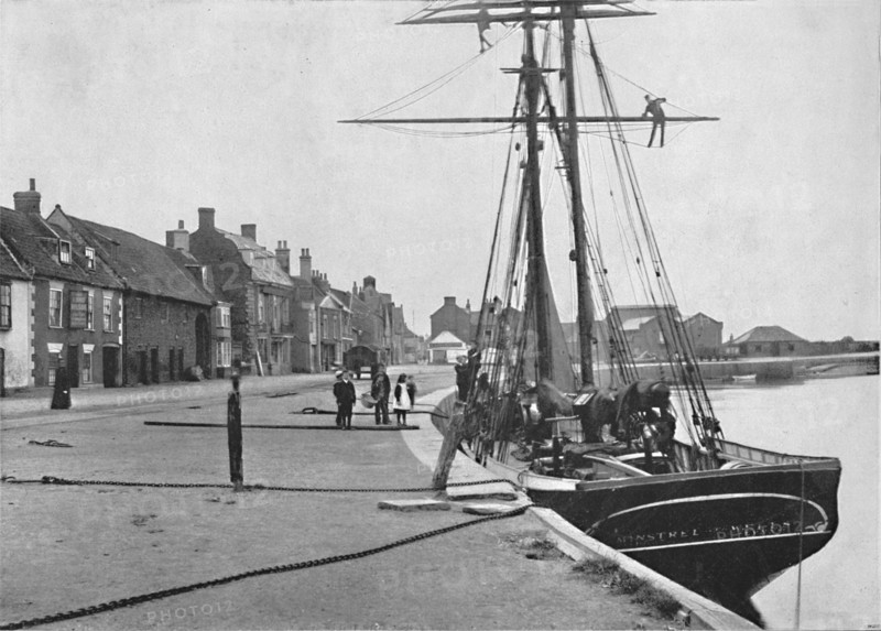 'Wells - The Quay', 1895. Artist: Unknown.
