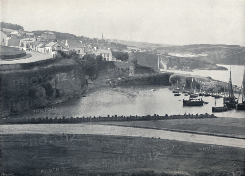 'Dunmore - The Town and the Harbour', 1895. Artist: Unknown.