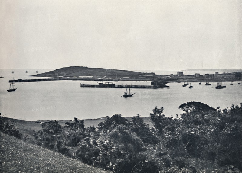 'Falmouth - General View, from Pendennis', 1895. Artist: Unknown.