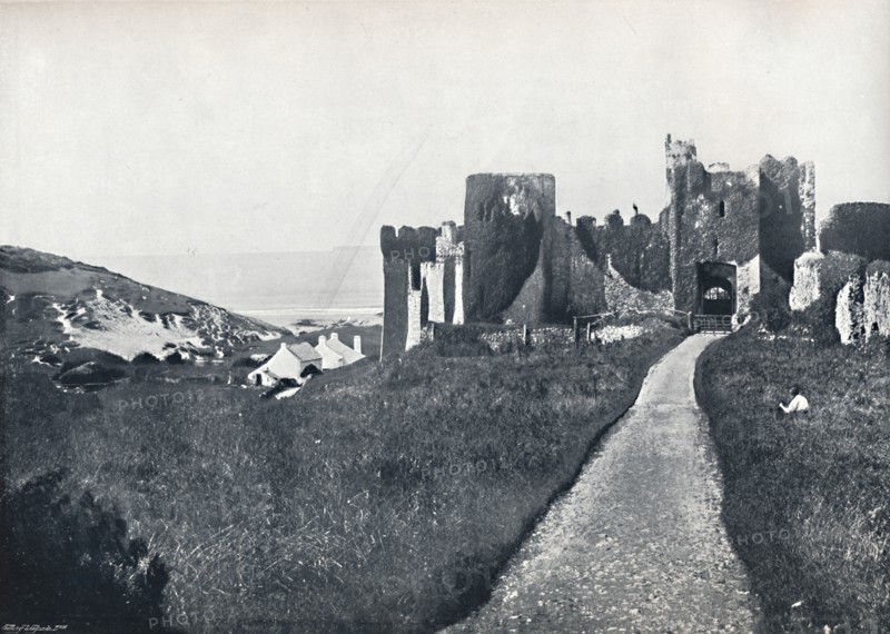 'Manorbier - The Castle', 1895. Artist: Unknown.