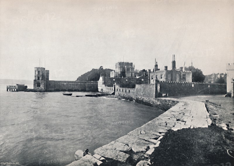 'Branksea Island - General View of the Castle', 1895. Artist: Unknown.