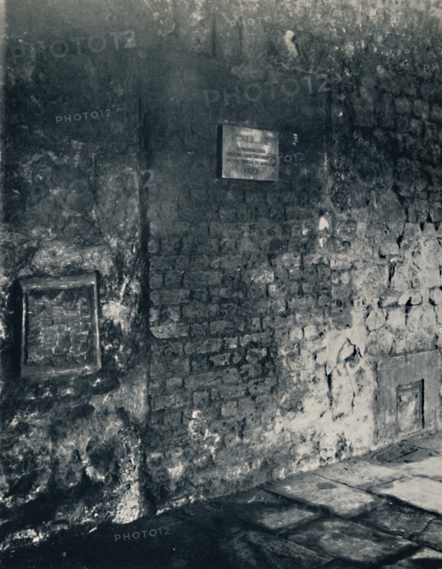 Charterhouse. Food-Hatch and Doorway of a Monk's Cell, in the Cloister', 1925. Artist: Unknown.