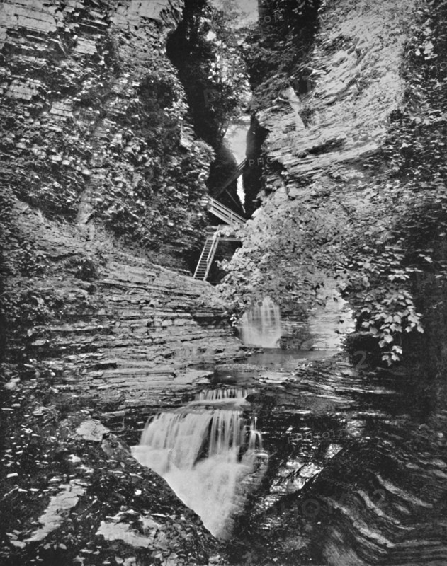 'Watkins Glen', 19th century. Artist: Unknown.