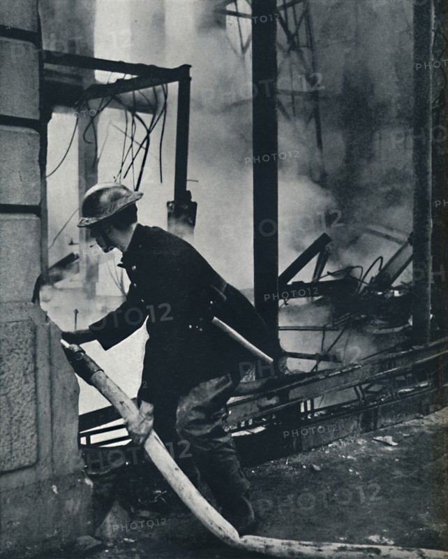 'Fireman', 1941. Artist: Cecil Beaton.