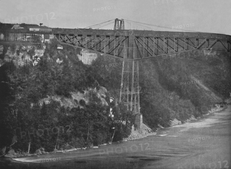 'The Niagara Cantaliver Bridge', 19th century. Artist: Unknown.