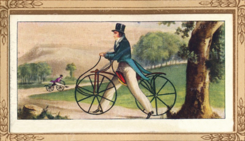 'Pedestrian Hobby-Horse', 1819, (1939). Artist: Unknown.