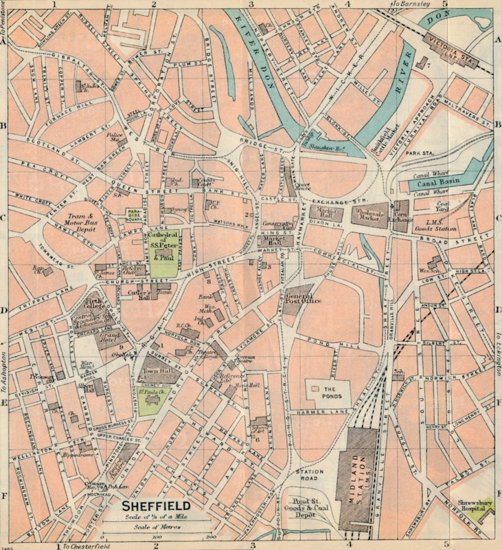 'Sheffield', c20th Century. Artist: John Bartholomew.