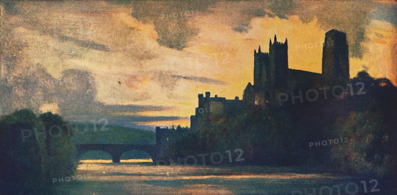 'Durham Cathedral', 1912. Artist: Unknown.