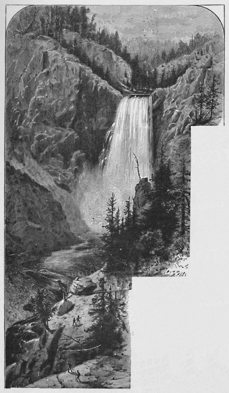 'The Lower Falls', 1883. Artist: Unknown.
