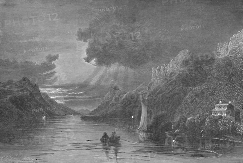 'Sabbath-Day Point, Lake George', 1883. Artist: Unknown.
