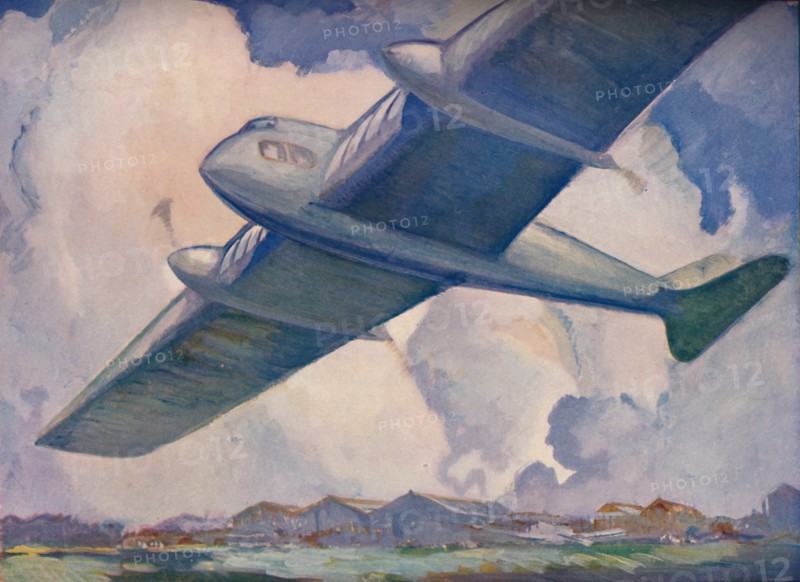 'The Aeroplane of the Future', 1927. Artist: Unknown.