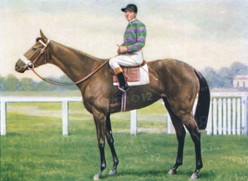 Helleniqua, Jockey: B. Guimard', 1939. Artist: Unknown.