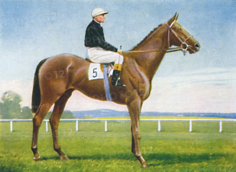 St. Magnus, Jockey: R. Perryman', 1939. Artist: Unknown.