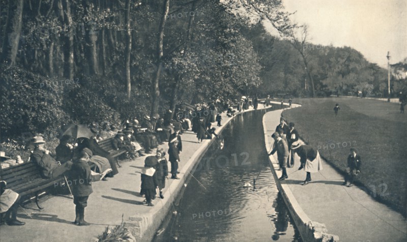 'The Brook, Lower Gardens', c1910. Artist: Unknown.