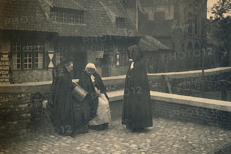 'Behind the Gruuthuse. Types of Bruges', c1910. Artist: Unknown.