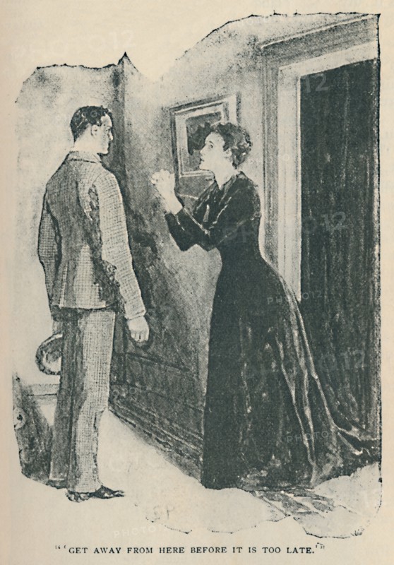 'Get Away From Here Before It Is Too Late', 1892. Artist: Sidney E Paget.