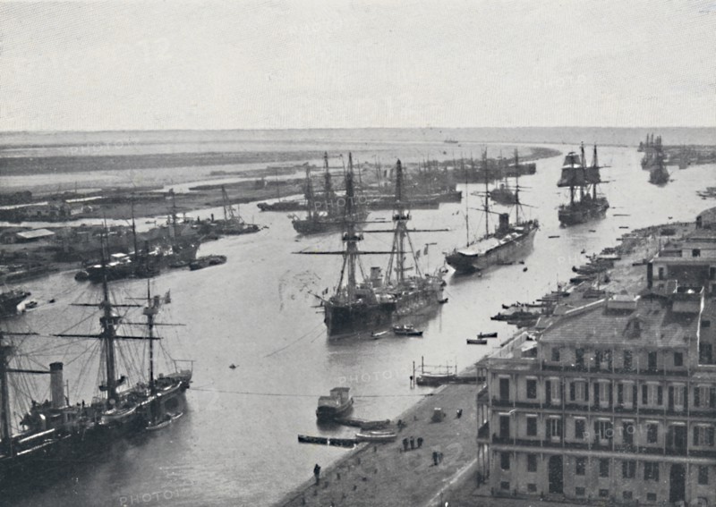 'Suez Canal', 1924. Artist: Zangaki.