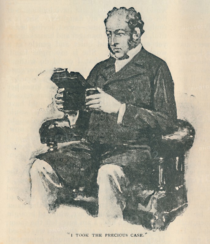 'I Took The Precious Case', 1892. Artist: Sidney E Paget.