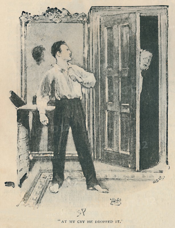 'At My Cry He Dropped It', 1892. Artist: Sidney E Paget.