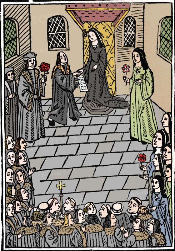 'Treaty of marriage between Charles V and Princess Mary Tudor', c1508. Artist: Richard Pynson.