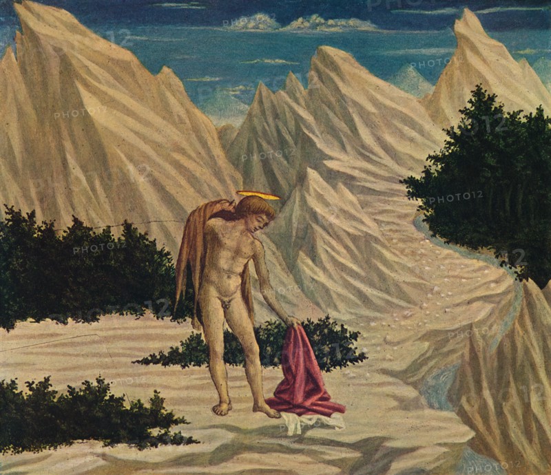 'Saint John in the Desert', c1445-1450. Artist: Domenico Veneziano.