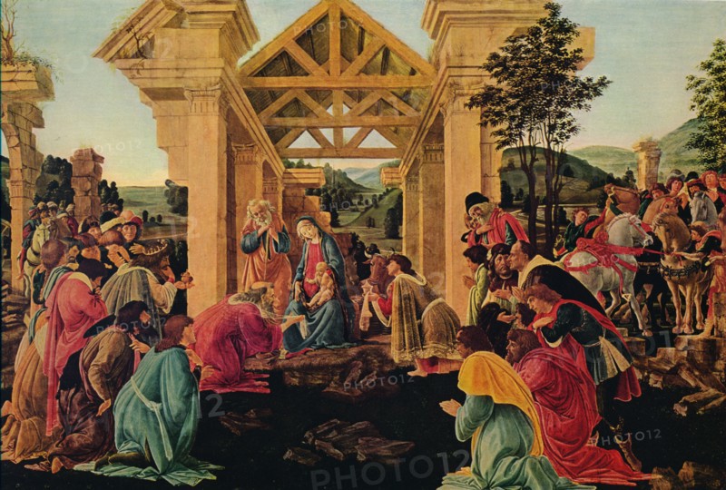 'The Adoration of the Magi', c1475-1476. Artist: Sandro Botticelli.
