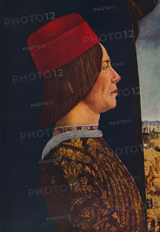 'Giovanni II Bentivoglio', 1474-1477. Artist: Ercole de' Roberti.