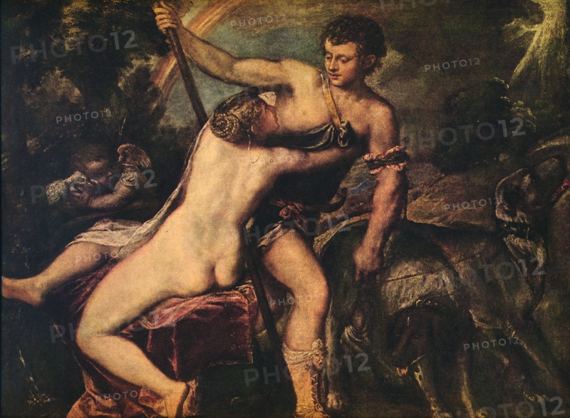 'Venus and Adonis', 1560. Artist: Titian.