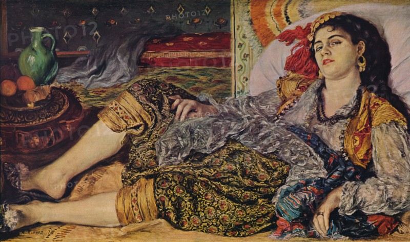 'Odalisque', 1870. Artist: Pierre-Auguste Renoir.