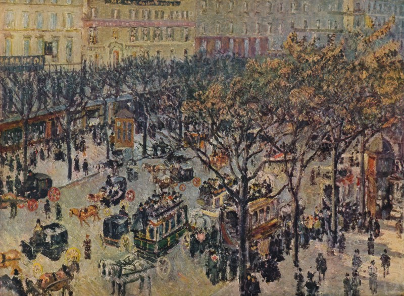 'Boulevard Montmartre', 1897. Artist: Camille Pissarro.