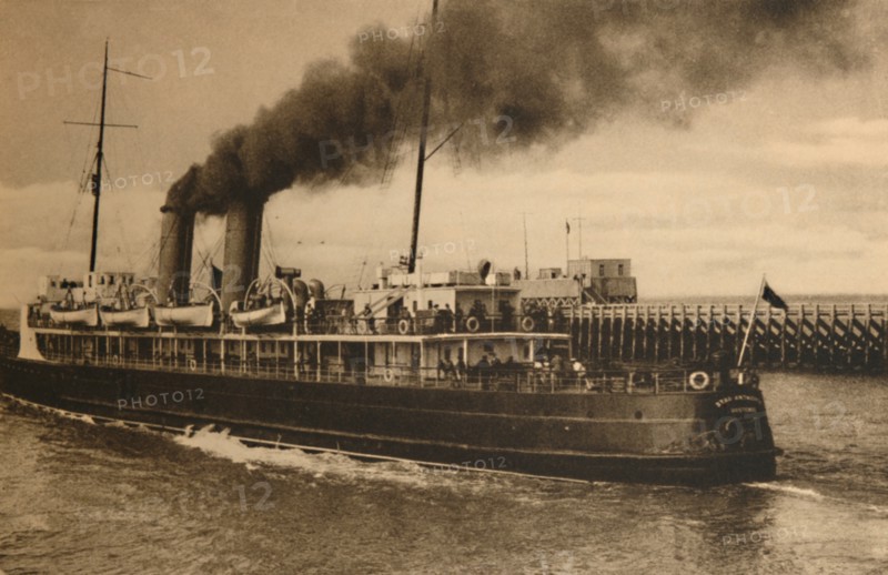 'The Mail-Steamer Stad Antwerpen',  c1928. Artist: Unknown.