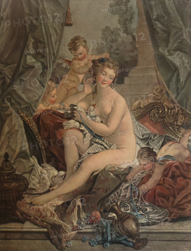 'La Toilette De Venus', (Venus Bathing), 1783, (1913). Artist: Jean Francois Janinet.