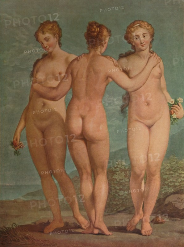 'Les Trois Graces', (The Three Graces), c1785, (1913). Artist: Jean Francois Janinet.