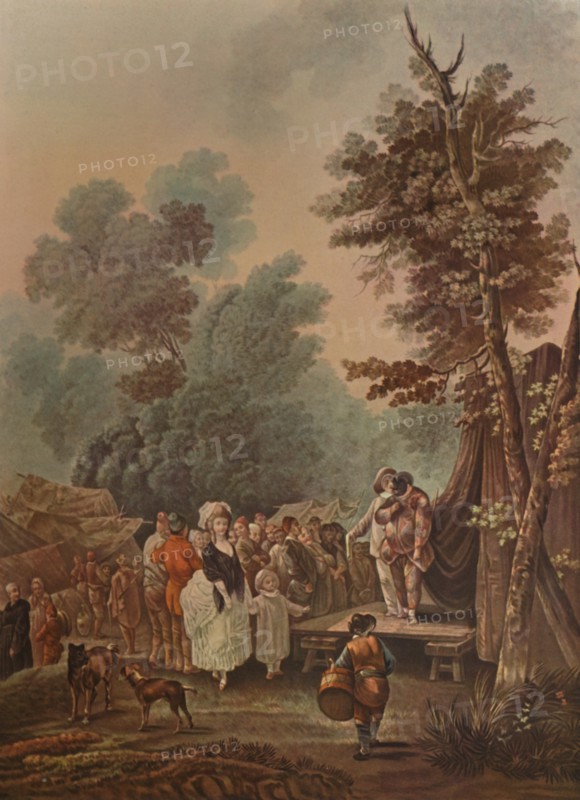 'La Foire De Village', (Village Fair), 1785, (1913). Artist: Charles-Melchior Descourtis.