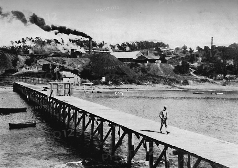 'The Arauco District To-Day, Wharf at Lota', 1911. Artist: Unknown.