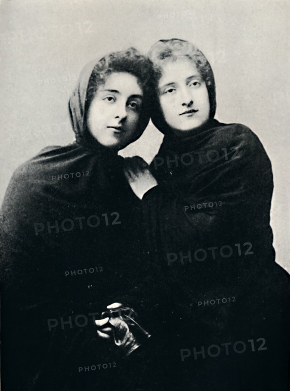 'Chilian Ladies in Church Attire (Manto)', 1911. Artist: Unknown.