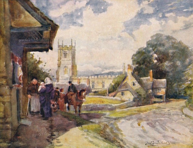'Long Compton', c1900. Artist: William Biscombe Gardner.