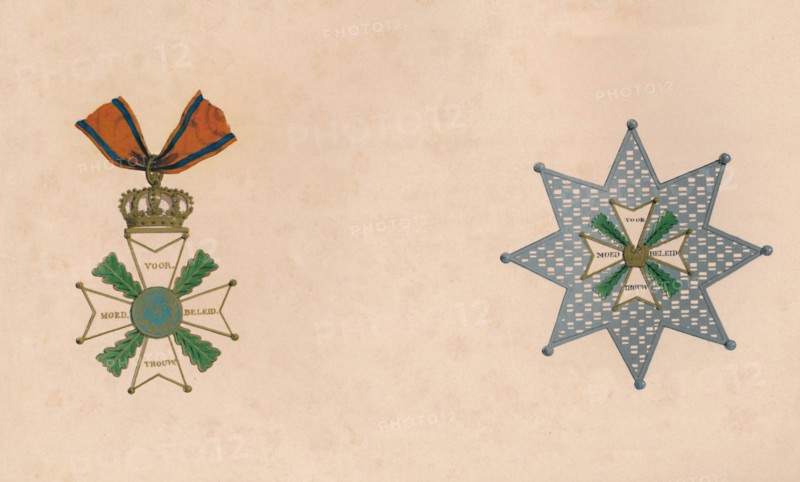 'The Order of Wilhelm of the Netherlands', c19th century. Artist: Unknown.