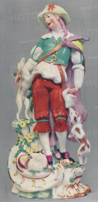 'Porcelain figure. Chelsea, about 1760', c1759-1769. Artist: Chelsea factory.