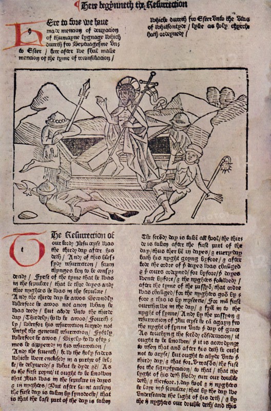 'The Resurrection', 1483, (1947). Creator: Unknown.