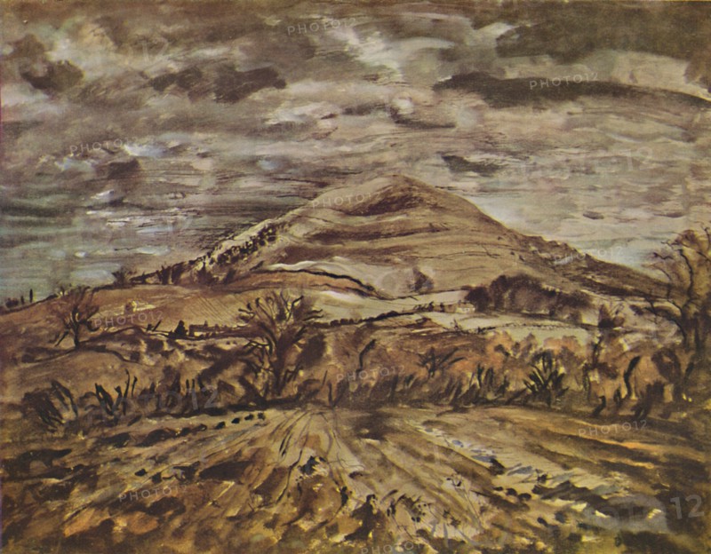 'Hambledon Hill, Dorset', 1946. Artist: John Piper.