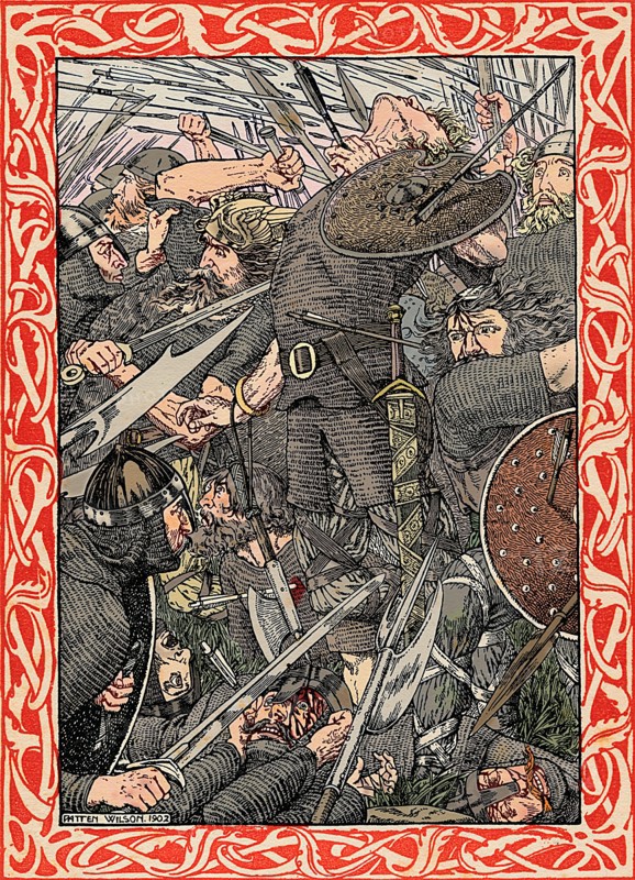 The Death of Harold, 1902.
