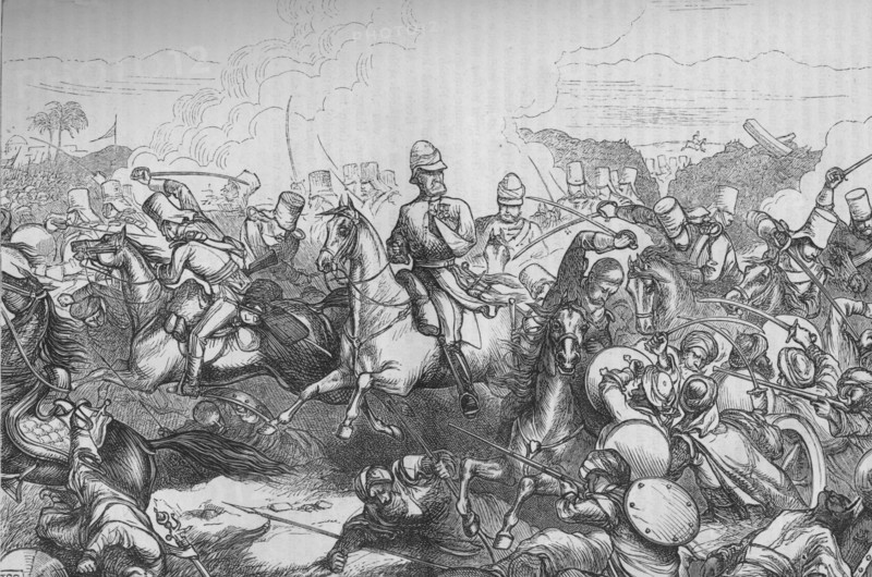 'Thackwell at Sobraon', c1880. Artist: T.S.S.