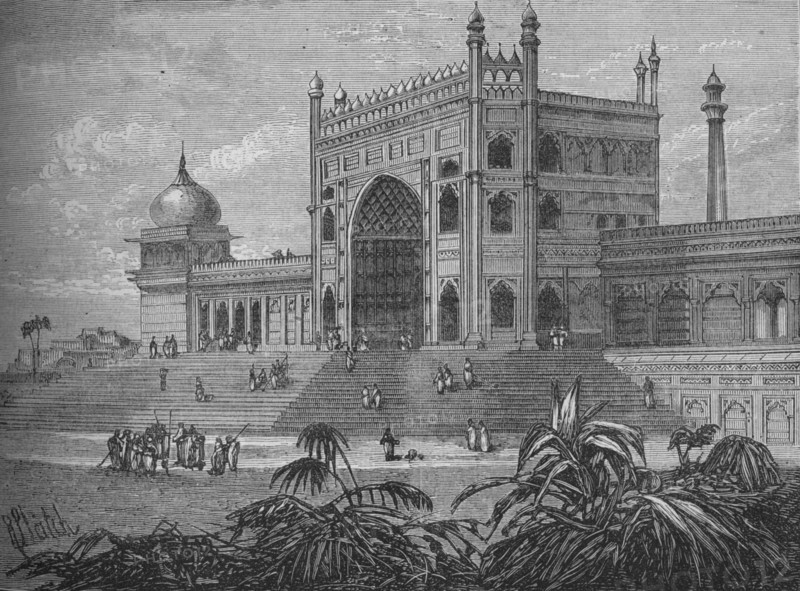 'The Palace at Delhi', c1880. Artist: Unknown.