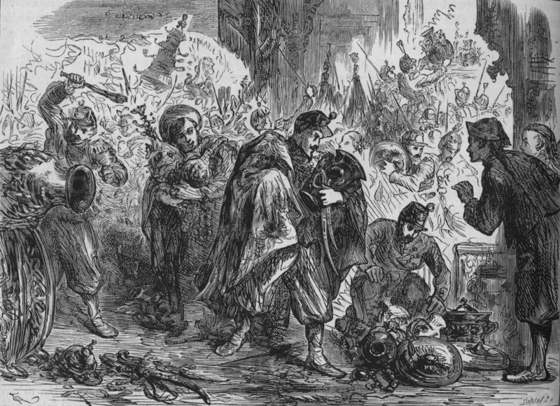 'Looting the Emperor's Palace', c1880. Artist: Joseph Swain.