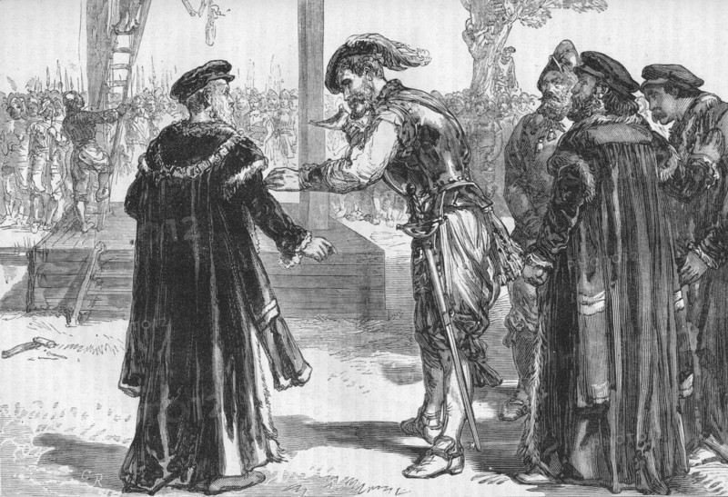 'Execution of the Mayor of Bodmin', c1880. Artist: C.R..