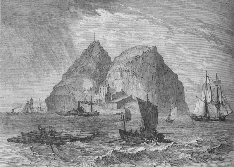 'Dumbarton Castle', c1880. Artist: Unknown.