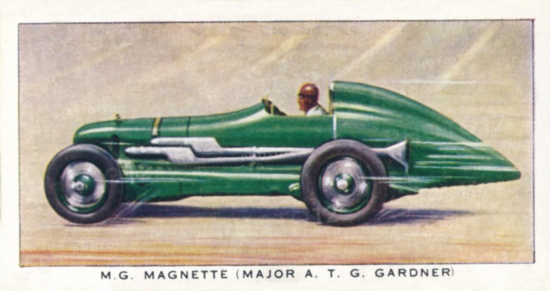 'M. G. Magnette (Major A. T. G. Gardner)', 1938. Artist: Unknown.