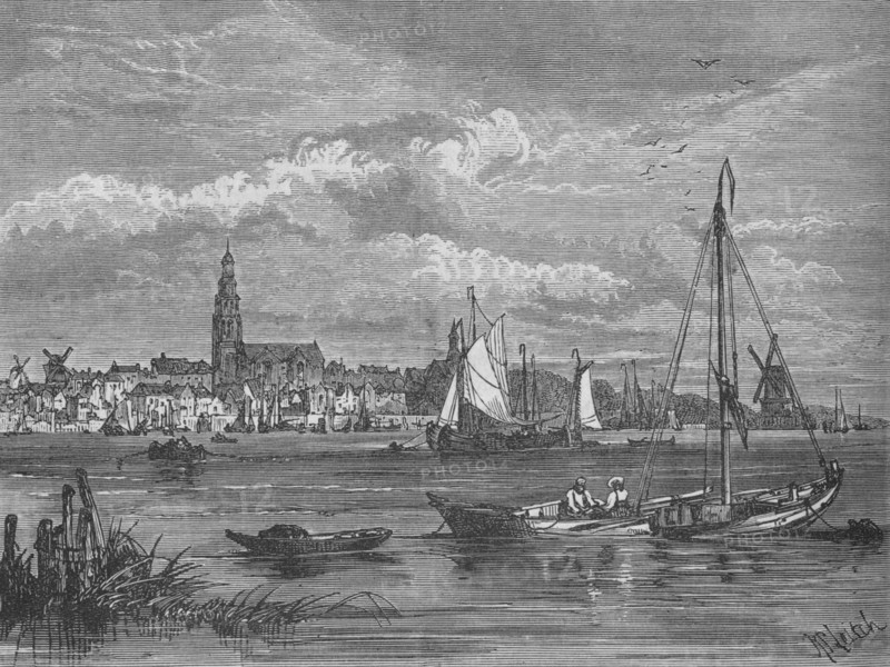 'Flushing', c1880. Artist: Richard Principal Leitch.