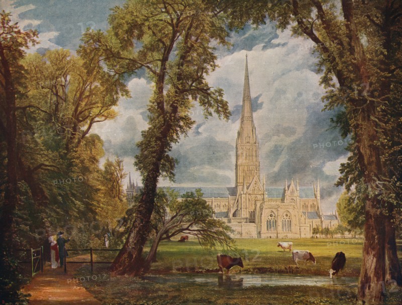'Salisbury Cathedral', 1823, (c1915). Artist: John Constable.